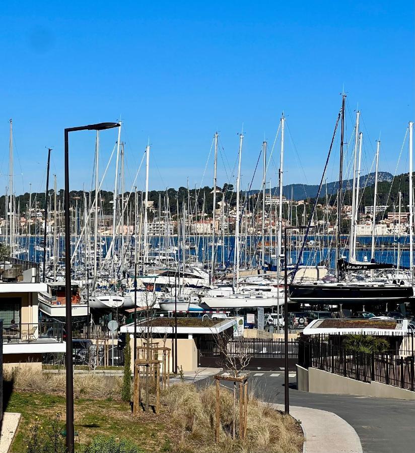 Saint-ElmeL'Apart'83 - T2 Classe 5 Etoiles - Belle Vue Sur La Baie Du Lazaret公寓 外观 照片