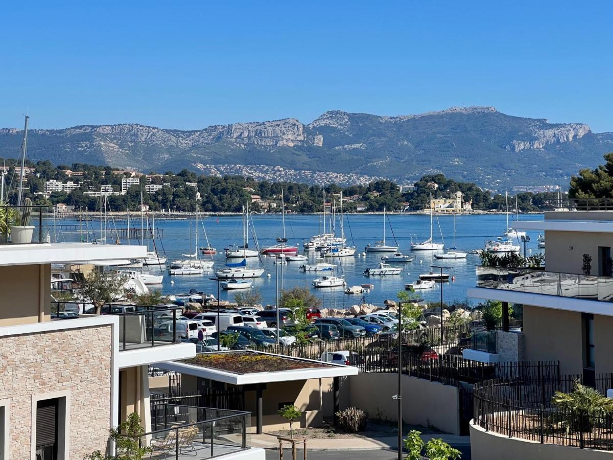 Saint-ElmeL'Apart'83 - T2 Classe 5 Etoiles - Belle Vue Sur La Baie Du Lazaret公寓 外观 照片